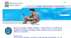 Desktop Screenshot of exikhan.com.mx